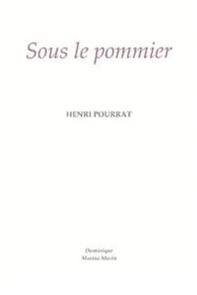Couverture de Sous le pommier